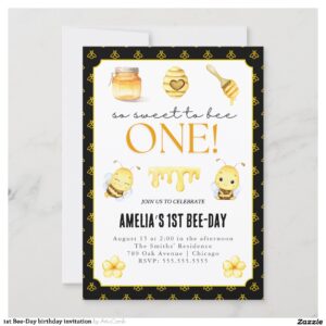1st_bee_day_birthday_invitation-rdaaae4df52c24416ba5bcf7f46466180_tcvqa_2154 1st Bee-Day birthday invitation