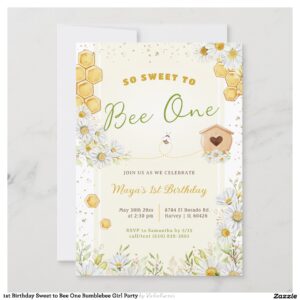 1st_birthday_sweet_to_bee_one_bumblebee_girl_party_invitation-r3ff4765ddf684a2297354d52217367a3_tcvqa_2154 1st Birthday Sweet to Bee One Bumblebee Girl Party Invitation