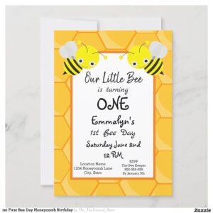 1st_first_bee_day_honeycomb_birthday_invitation-ra2c980df5911417f9bc0e514bb901f32_tcvqa_2154 1st First Bee Day Honeycomb Birthday Invitation