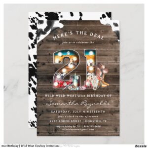 21st_birthday_wild_west_cowboy_invitation-r98a341808c5b4b328ab26d4273177d64_tcv4s_2154 21st Birthday Wild West Cowboy Invitation