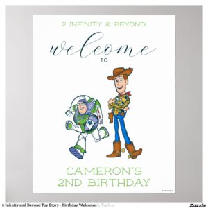 2_infinity_and_beyond_toy_story_birthday_welcome_poster-r0806a60494f24e479b8d0aed712bccf4_wvc_8byvr_2154 2 Infinity and Beyond Toy Story - Birthday Welcome Poster