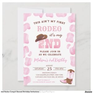 2nd_rodeo_cowgirl_second_birthday_invitations-r8c0e0e25283f42f19df5dfc7cc449e49_tcvt0_2154 2nd Rodeo Cowgirl Second Birthday Invitations
