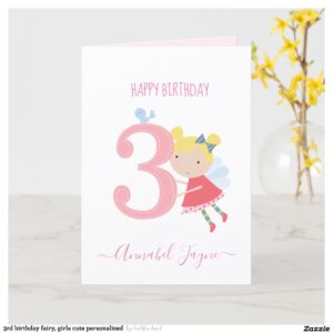 3rd_birthday_fairy_girls_cute_personalized_card-rd16ffe05ea7e4877a5a0e13722c4f51e_t0wjb_2154 3rd birthday fairy, girls cute personalized card