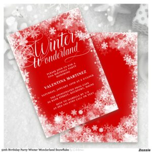 50th_birthday_party_winter_wonderland_snowflake_invitation-r_i2huix_2154 50th Birthday Party Winter Wonderland Snowflake Invitation