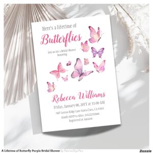 a_lifetime_of_butterfly_purple_bridal_shower_invitation-r_ibisrv_2154 A Lifetime of Butterfly Purple Bridal Shower Invitation