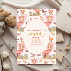 Budget Fairy First Enchanted Woodland 1st Birthday