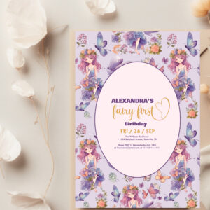 Budget Fairy First Enchanted Woodland 1st Birthday