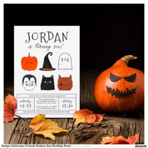 Budget Halloween Friends Modern Boy Birthday Party