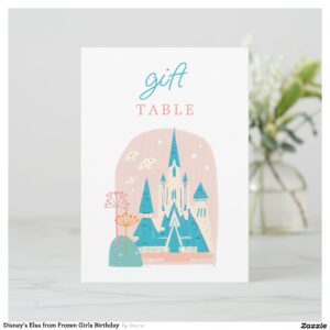Disney's Elsa from Frozen Girls Birthday Note Card