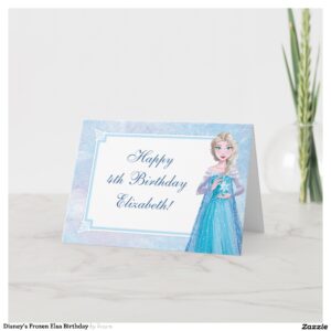 Disney's Frozen Elsa Birthday Card