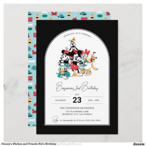 Disney's Mickey and Friends Kid's Birthday Invitation