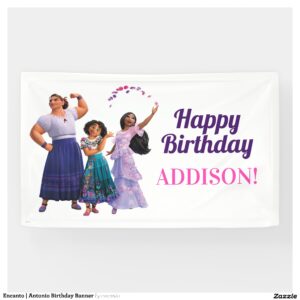 Encanto Antonio Birthday Banner