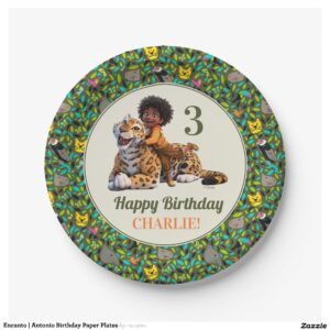 Encanto Antonio Birthday Paper Plates