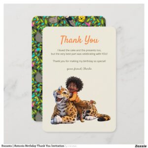 Encanto Antonio Birthday Thank You Invitation
