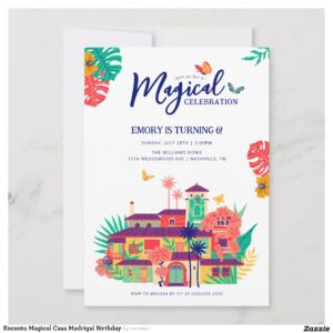 Encanto Magical Casa Madrigal Birthday Invitation