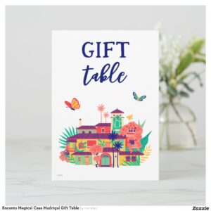 Encanto Magical Casa Madrigal Gift Table Note Card