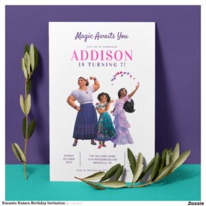 Encanto Sisters Birthday Invitation