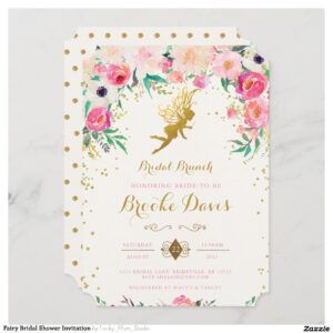Fairy Bridal Shower Invitation
