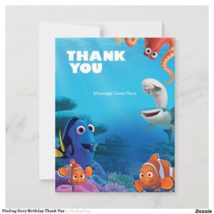 Finding Dory Birthday Thank You