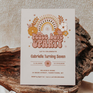 Groovy Birthday Invitation