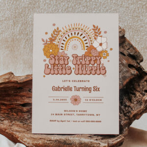 Groovy Birthday Invitation