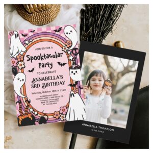 Halloween Birthday Party For Kids Invitation