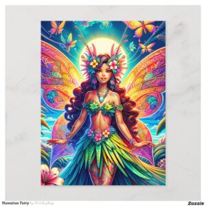 Hawaiian Fairy Postcard