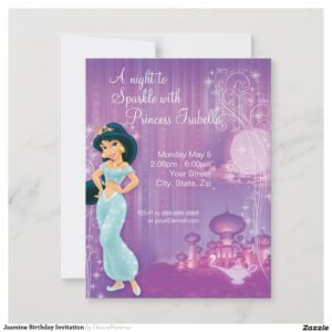 Jasmine Birthday Invitation