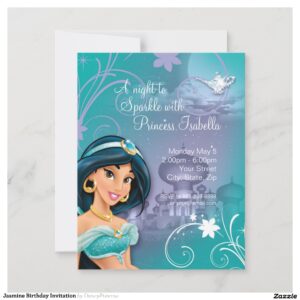 Jasmine Birthday Invitation