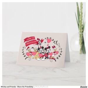 Mickey and Friends - Share the Friendship Card