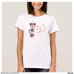 Minnie Mouse 50th Birthday T-Shirt