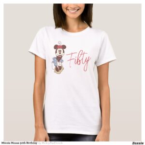 Minnie Mouse 50th Birthday T-Shirt