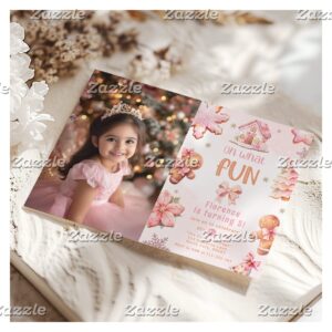 Oh what fun Cookie decoration photo birthday Invitation