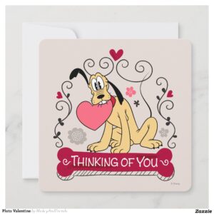 Pluto Valentine Holiday Card