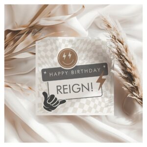 Rad Cool Dude Boys' Birthday Napkins