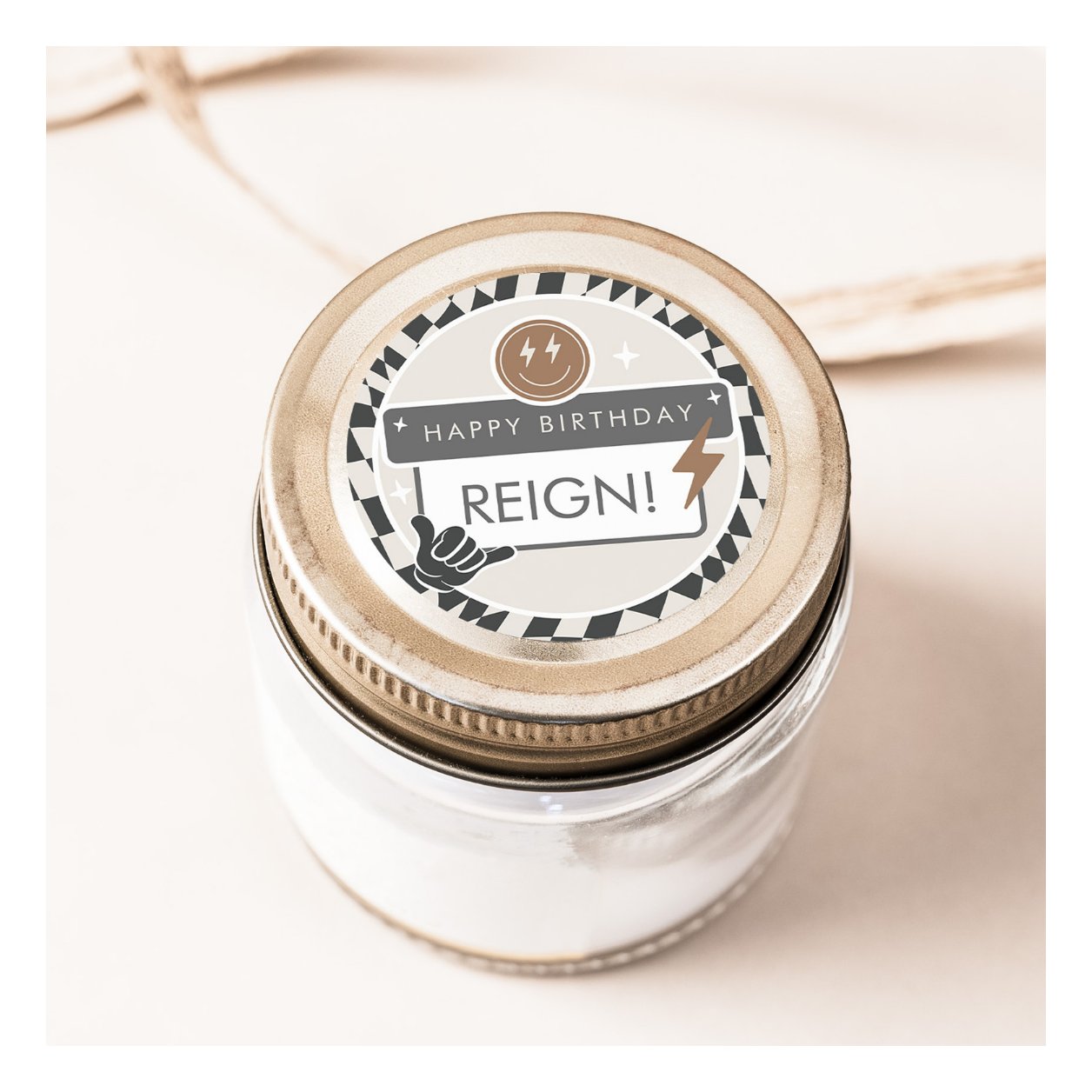 Rad Cool Dude Boys Retro Skater Birthday Classic Round Sticker