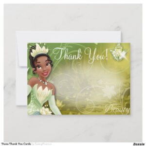Tiana Thank You Cards