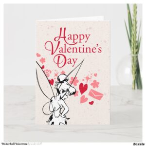 Tinkerbell Valentine Holiday Card