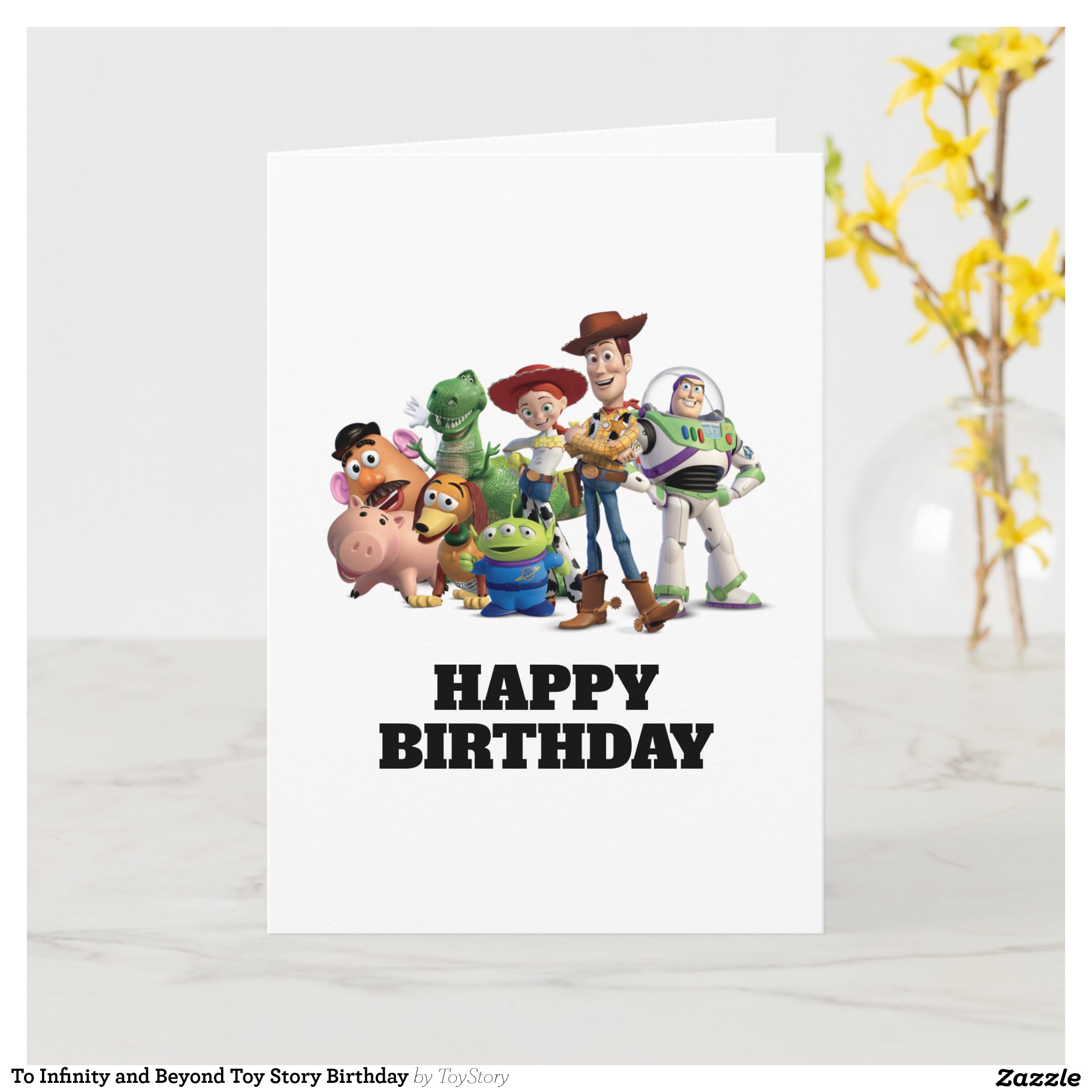 To Infinity and Beyond Toy Story Birthday Card