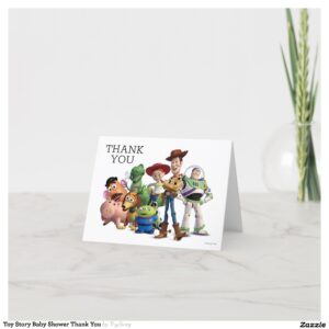 Toy Story Baby Shower Thank You