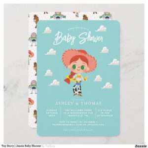 Toy Story Jessie Baby Shower Invitation