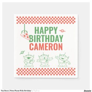 Toy Story Pizza Planet Kids Birthday Napkins