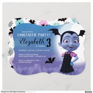 Vampirina Birthday Invitation