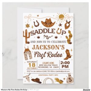 western_my_first_rodeo_birthday_invitation-r0e37d188aa7e42cbbb4591d982c32863_tcvqa_2154 Western My First Rodeo Birthday Invitation