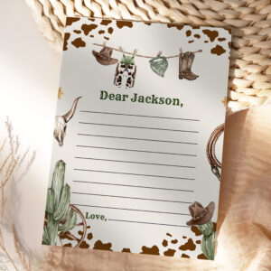 western_rustic_time_capsule_note_message_card-r_v2rvnd_2154 Western Rustic Time Capsule Note Message Card