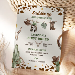 western_saddle_up_and_join_us_for_birthday_party_invitation-r_v2rxa7_2154 Western Saddle Up And Join Us For Birthday Party Invitation