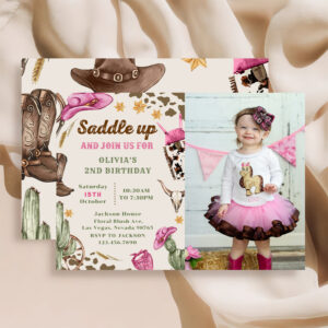 western_saddle_up_and_join_us_for_birthday_photo_invitation-r_7n7z9t_2154 Western Saddle Up And Join Us For Birthday Photo Invitation