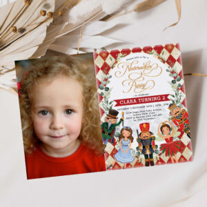 whimsical_nutcracker_birthday_party_photo_invitation-r_rh1x3_2154 Whimsical Nutcracker Birthday Party Photo Invitation