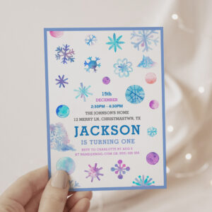 whimsical_snowflakes_winter_kids_birthday_party_invitation-r_8hin76_2154 Whimsical Snowflakes Winter Kids Birthday Party Invitation