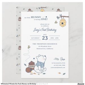 whimsical_winnie_the_pooh_hunny_1st_birthday_invitation-rb4c11aca117747d6b2d44fa517466893_tcv4j_2154 Whimsical Winnie the Pooh Hunny 1st Birthday Invitation